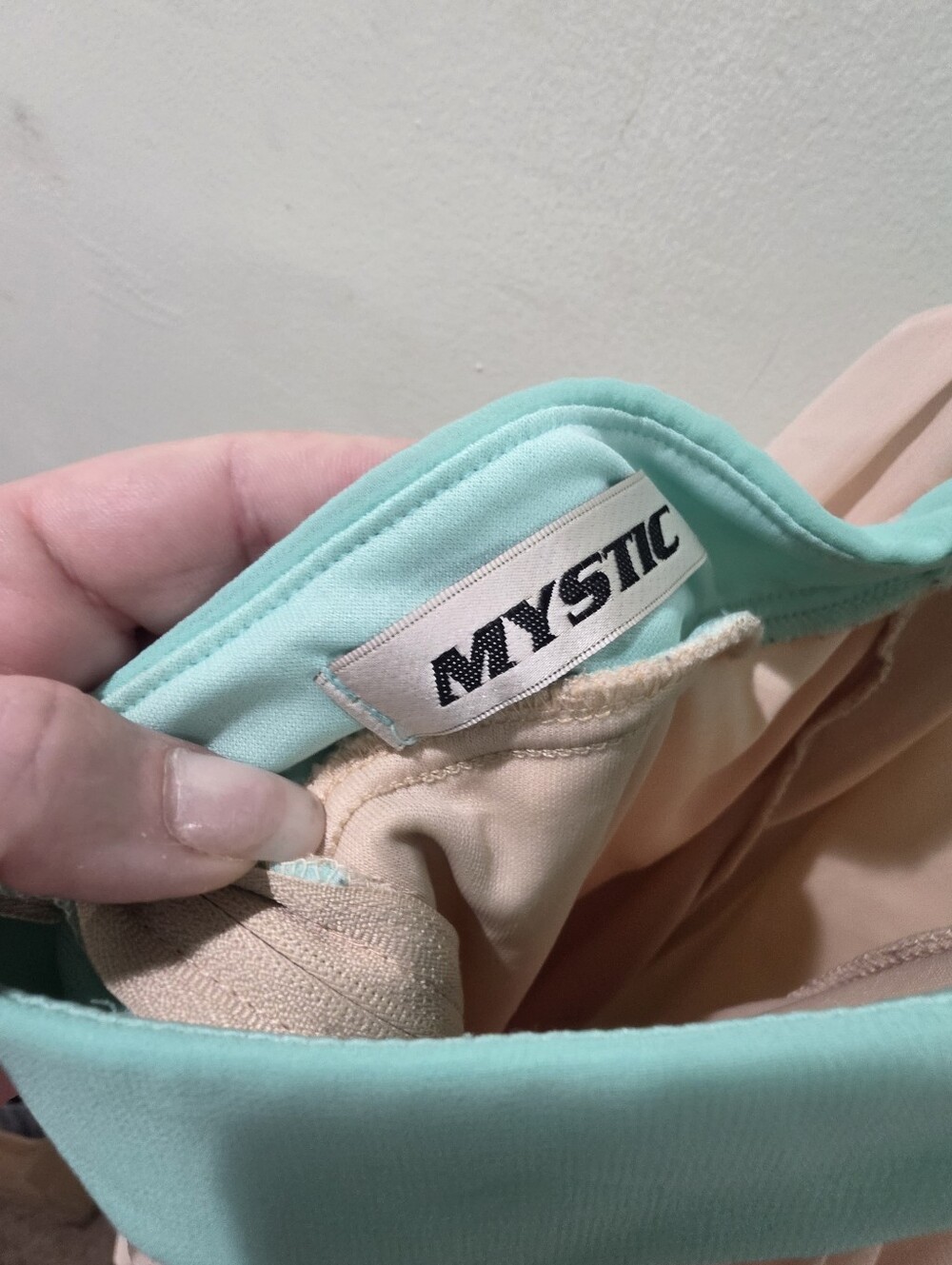 MYSTIC Mint Lace Bodice LAYERED Chiffon Dress BOHO flowy See Measurements. - Picture 8 of 11